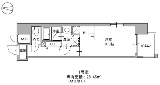 ミュゼ　海老山の物件間取画像