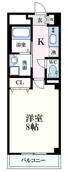 Bailey舟入本町の物件間取画像