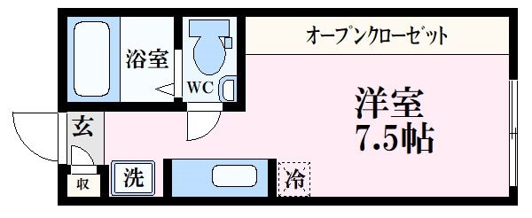 イリス堀越の物件間取画像