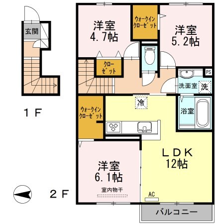 アキ・フォルテシアの物件間取画像