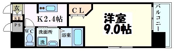 アクアシティ本川町の物件間取画像