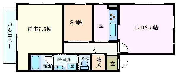 ガーデンコートS＆Yの物件間取画像