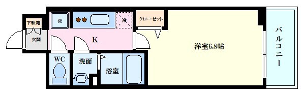 プレサンス広島中央の物件間取画像