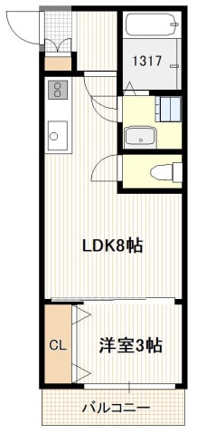 ドラム王国の物件間取画像