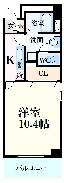 東雲パレスの物件間取画像