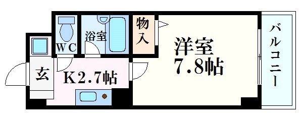 JRBハイツ横川の物件間取画像