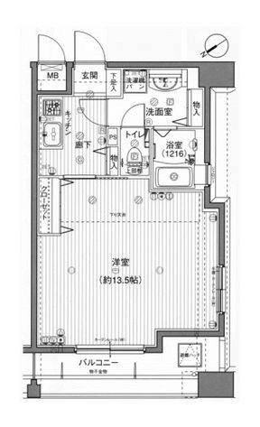 ジェイシティミライエ大手町の物件間取画像