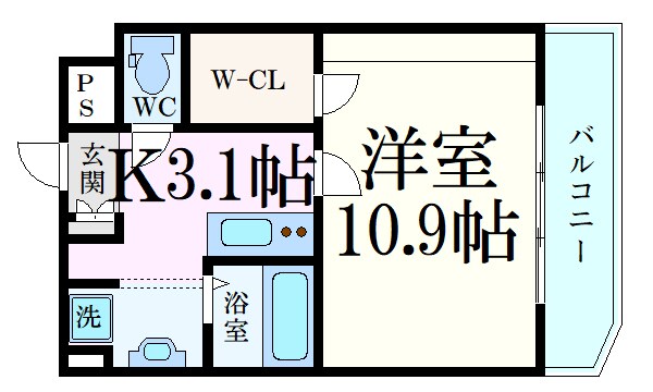 エクセレント光南の物件間取画像