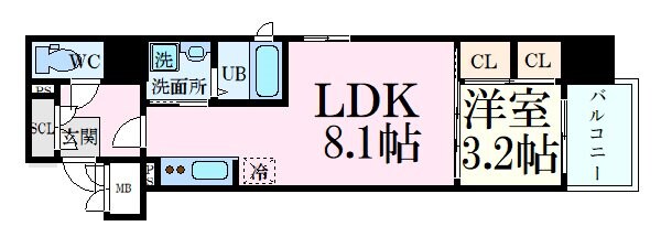 S－RESIDENCE宇品海岸の物件間取画像