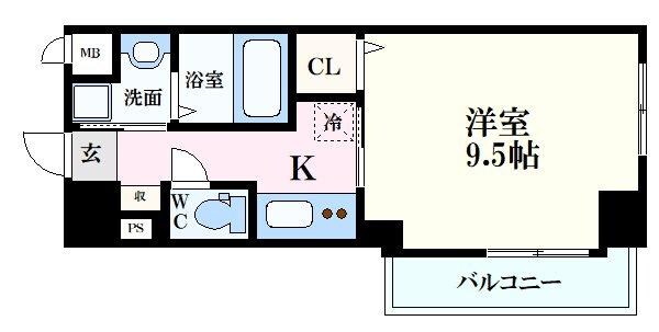 S-RESIDENCE宇品5丁目Iの物件間取画像