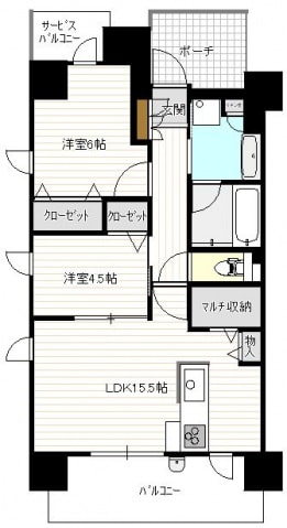 PREDEAR舟入本町リバーテラスの物件間取画像