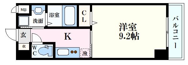 S-RESIDENCE宇品5丁目Iの物件間取画像