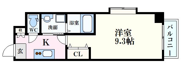 鷹野橋駅 徒歩4分 8階の物件間取画像