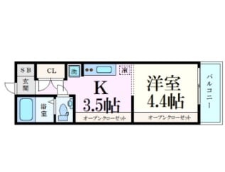 ＣＯＬＬＩＮＡ隅の浜の物件間取画像