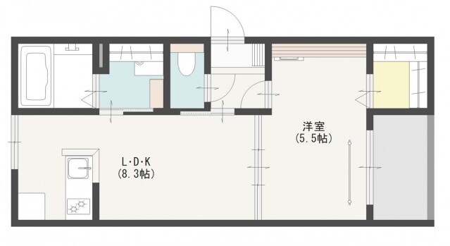 Lien草津南の物件間取画像