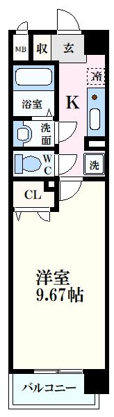 第20友建ビルの物件間取画像