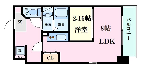 Axis Bldの物件間取画像