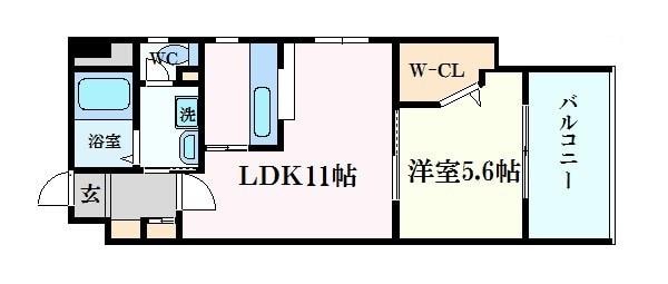 西蟹屋K.Kの物件間取画像