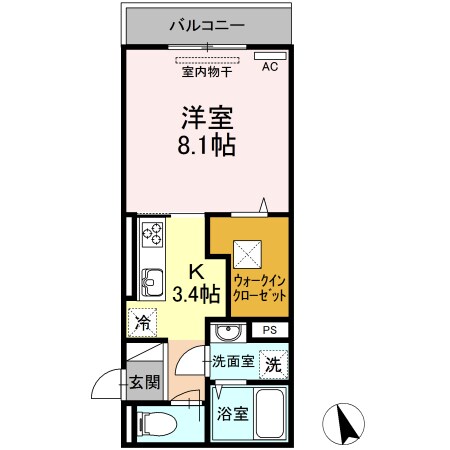 ロワジールの物件間取画像