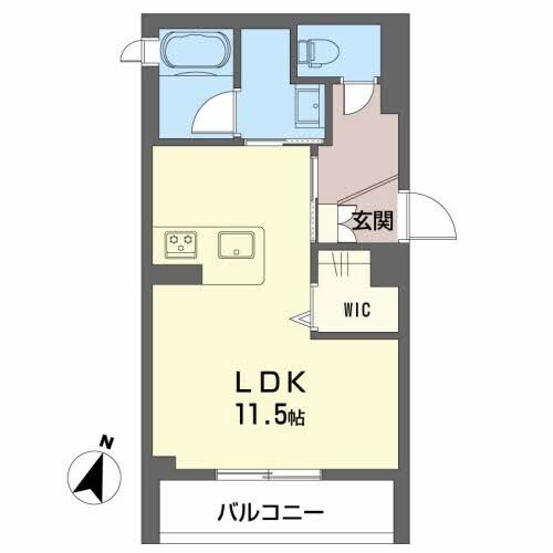シャーメゾン西旭の物件間取画像