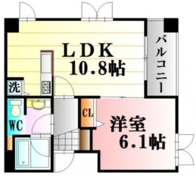 メルローズプレイスの物件間取画像