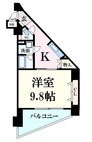 T-2FLATの物件間取画像