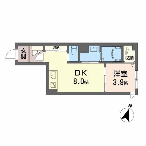 シャーメゾン　キャットテラス　西原の物件間取画像