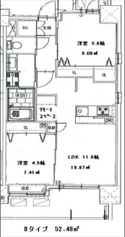 WESTIN　KOGOKITAの物件間取画像