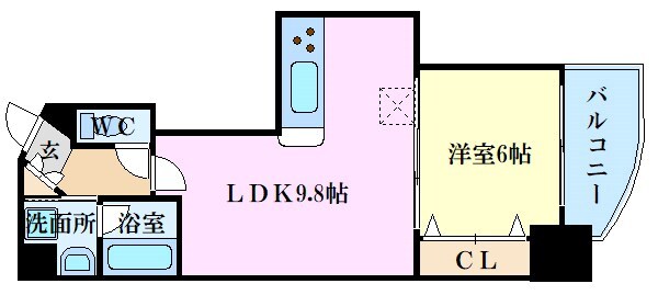 ラブリエ舟入中町の物件間取画像