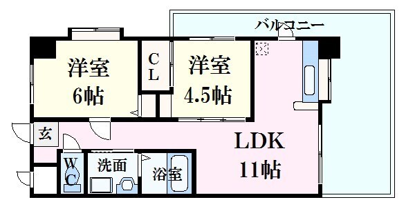 プリウス横川の物件間取画像