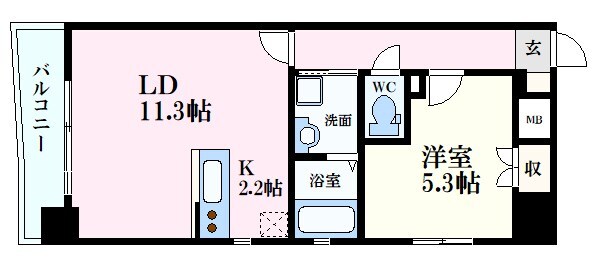 ウイング宝町ファイブの物件間取画像