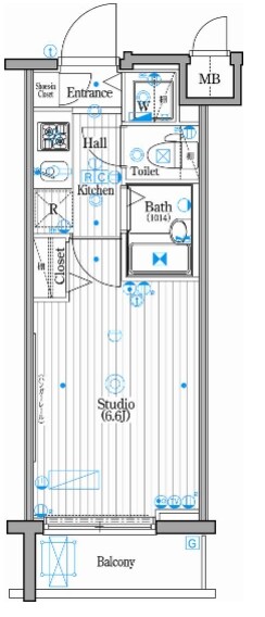 グランド・ガーラ新横浜Northの物件間取画像