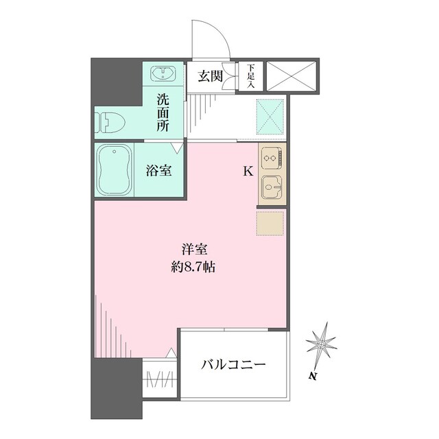 横浜駅 徒歩5分 2階の物件間取画像