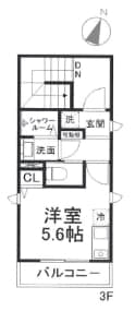 MOE吉野町参番館の物件間取画像