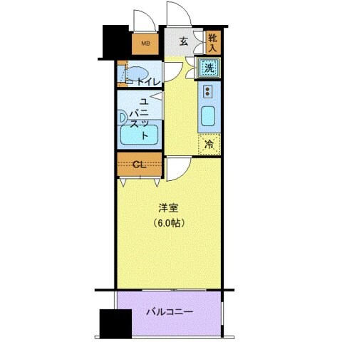 レジオス池袋EASTの物件間取画像
