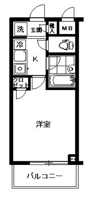 アーバイル三田慶大前の物件間取画像