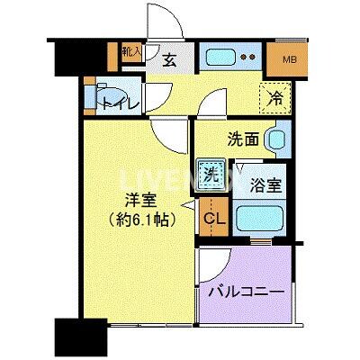 プレール天王洲アイル弐番館の物件間取画像