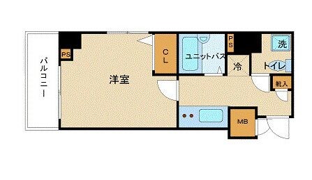 トーシンフェニックス八丁堀の物件間取画像