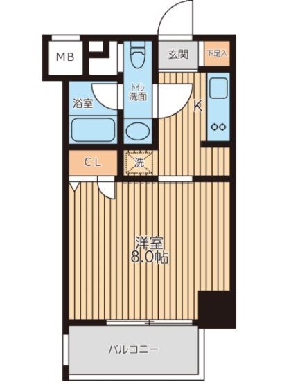 レジディア新横浜の物件間取画像