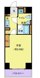 平塚駅 徒歩5分 10階の物件間取画像