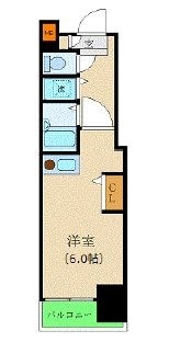 カスタリア新宿の物件間取画像