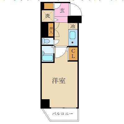 カスタリア新宿の物件間取画像