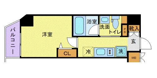 ログ横浜駅東の物件間取画像