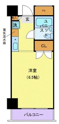 ユーコート本厚木の物件間取画像