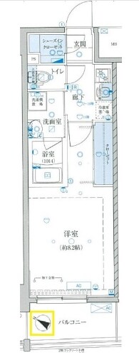 VERXEED横濱大通り公園の物件間取画像