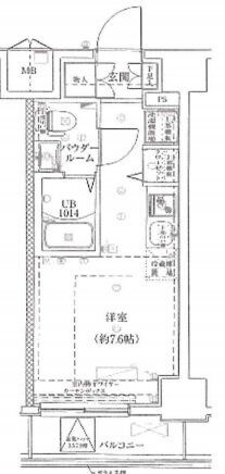 LUMEED横浜阪東橋の物件間取画像