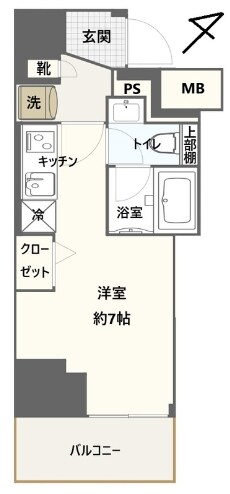 AZEST横濱吉野町の物件間取画像