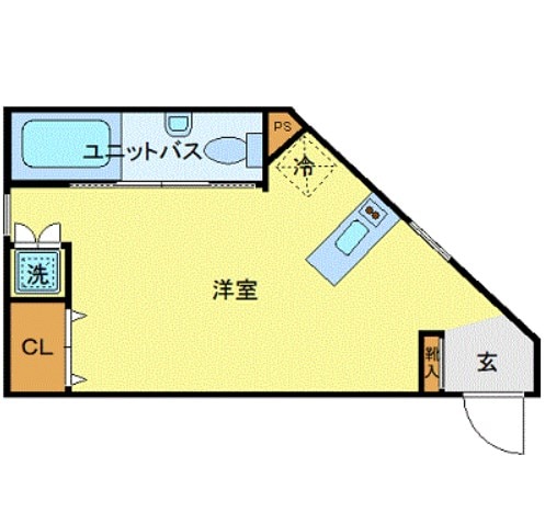 EAST RISE 由比ガ浜Bの物件間取画像