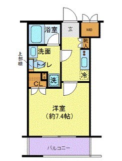 エクセリア溝ノ口の物件間取画像