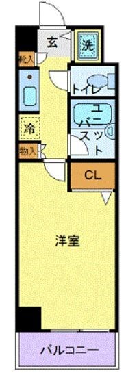 CITYSPIRE国分寺の物件間取画像
